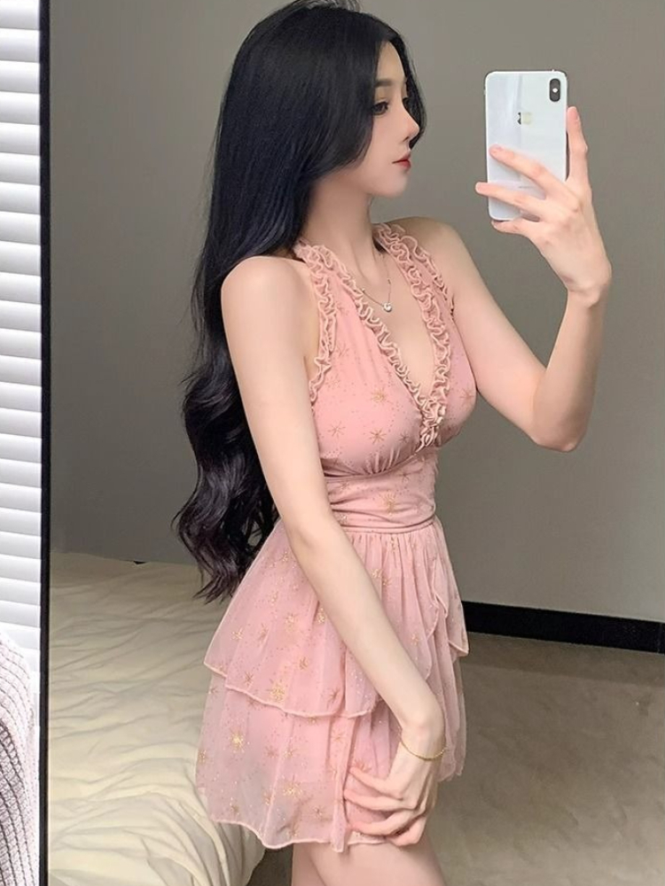 Women Fashion Korean - Ladies 2026 Fashion Skirted Monokini Tummy