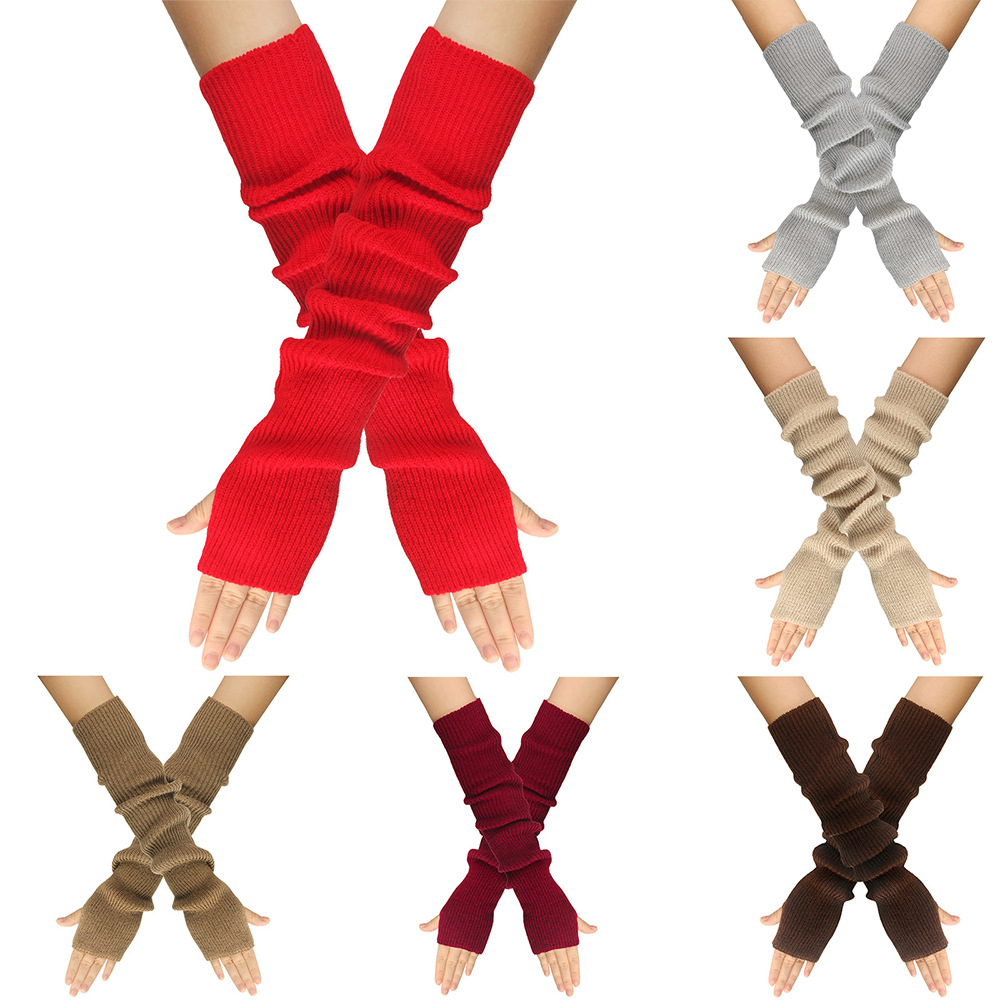 Women'S Fashion Gloves - Autumn and Winter Knitted Gloves for