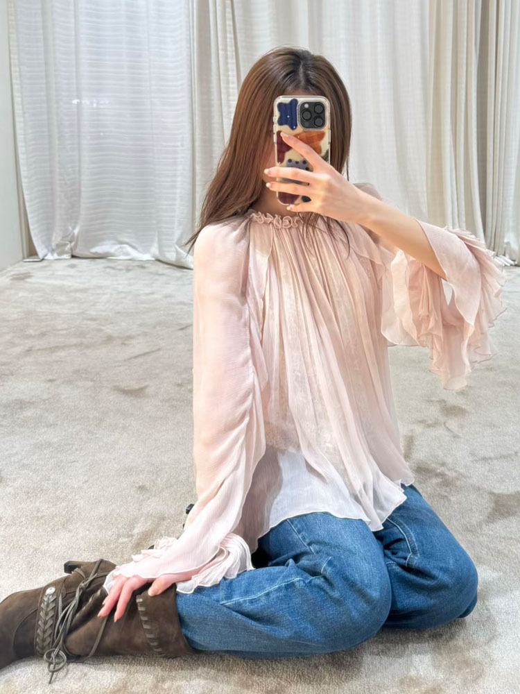 Lace ruffled loose top, stylis - Women'S Fashion For Summer 2026 review and price