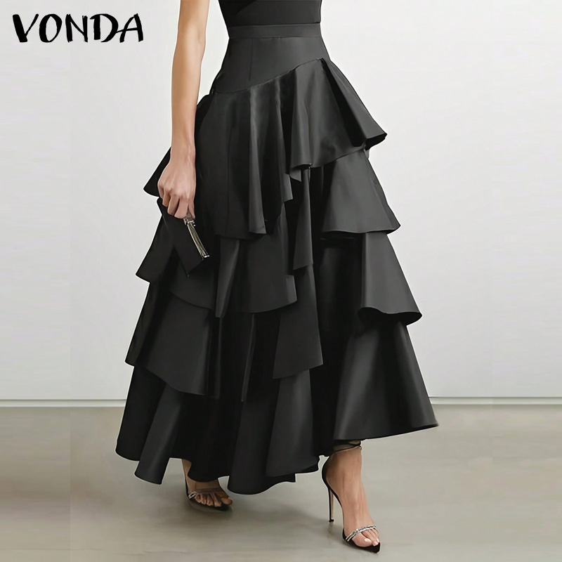 VONDA Plus Size 5XL Women Long - Women'S Fashion Layering review and price