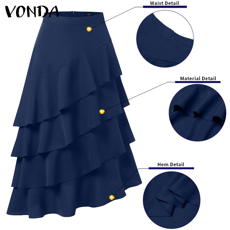 VONDA Plus Size 5XL Women Long - Women'S Fashion Layering review and price
