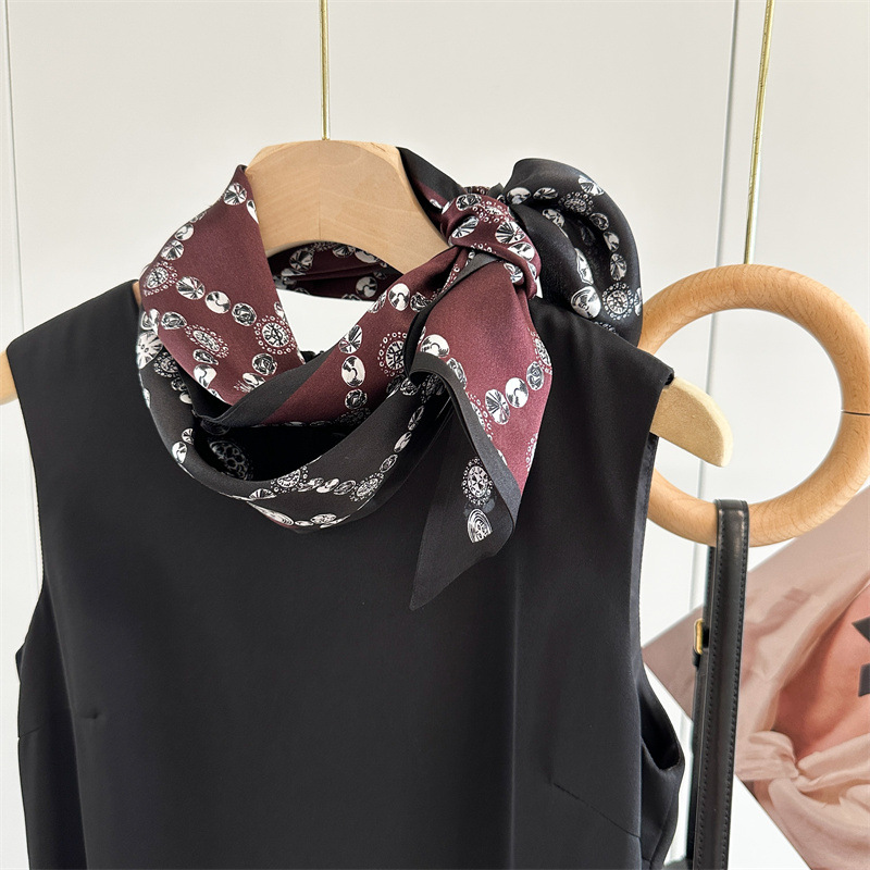 Jewelry Print 100% Silk Neck H - Women'S Fashion Layering review and price