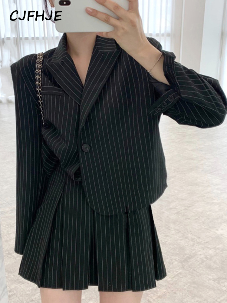 CJFHJE Fashion Stripe Blazer W - Women'S Fashion Leather Jacket review and price