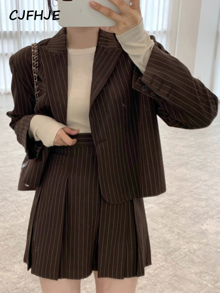 CJFHJE Fashion Stripe Blazer W - Women'S Fashion Leather Jacket review and price