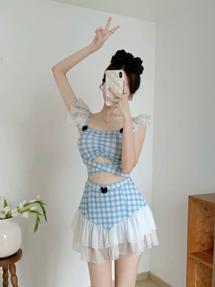 Ladies Slimming Halter Bathing - Women Fashion Korean review and price