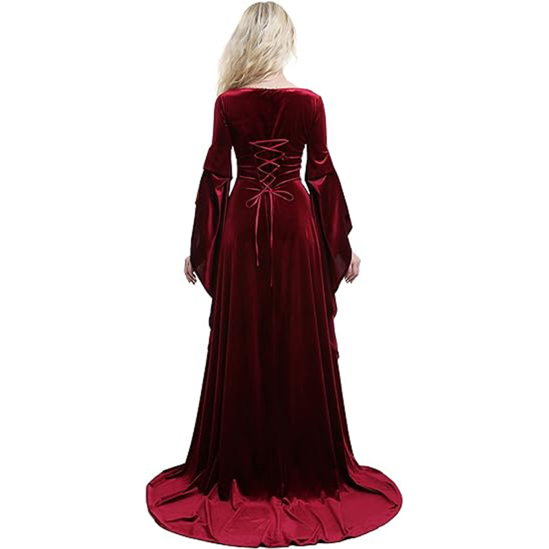 Women Medieval Dress Red Queen - Women Fashion Reddit review and price