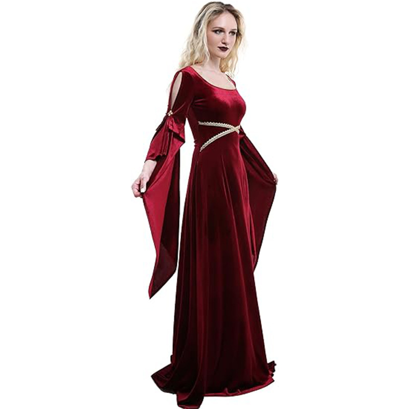 Women Medieval Dress Red Queen - Women Fashion Reddit review and price