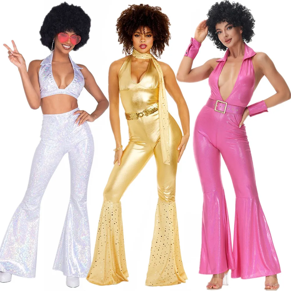 Woman Sexy 70s 80s Hippie Cost - Women'S Fashion From The 70S review and price