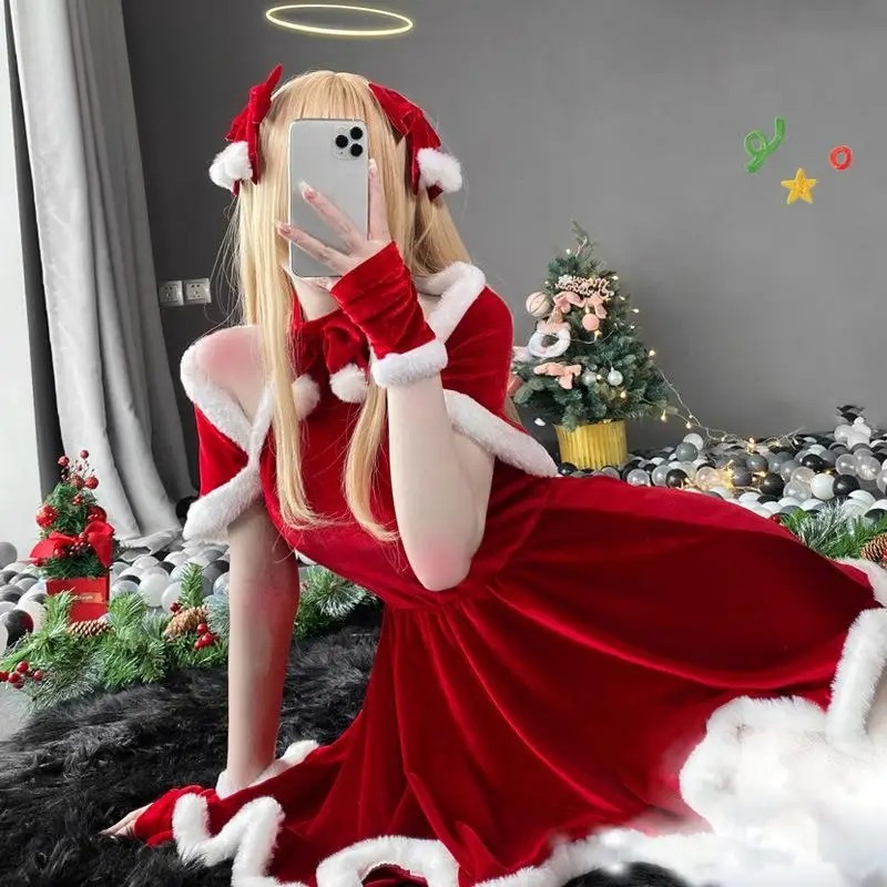 Christmas Cosplay Costume Dres - Women Fashion Reddit review and price