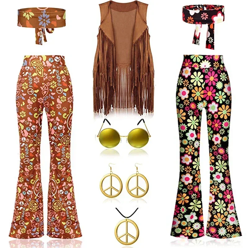 Hippie Disco 60s 70s Cosplay C - Women'S Fashion From The 70S review and price