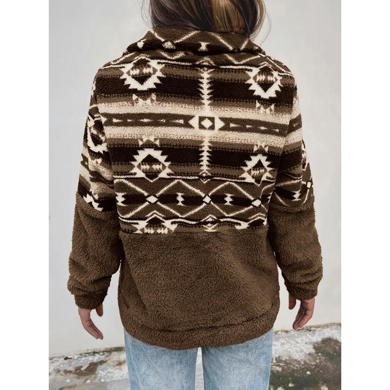 Spot Amazon Geometric Pattern  - Women'S Fashion Jackets Amazon review and price