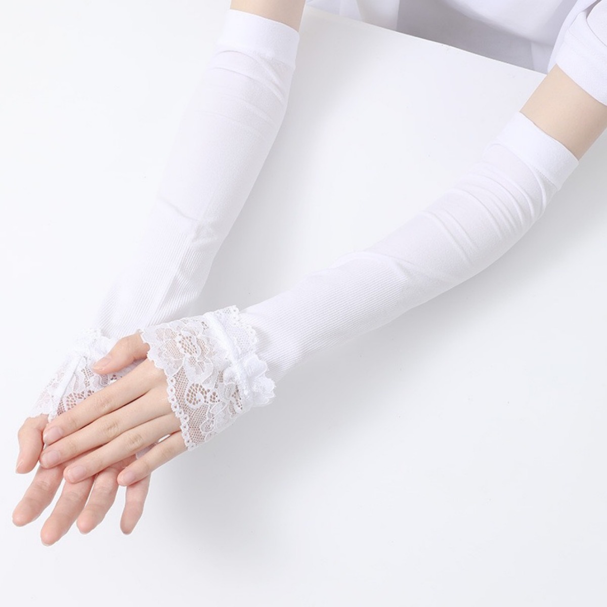 Women Long Elastic Arm Sleeve  - Women'S Fashion Gloves review and price