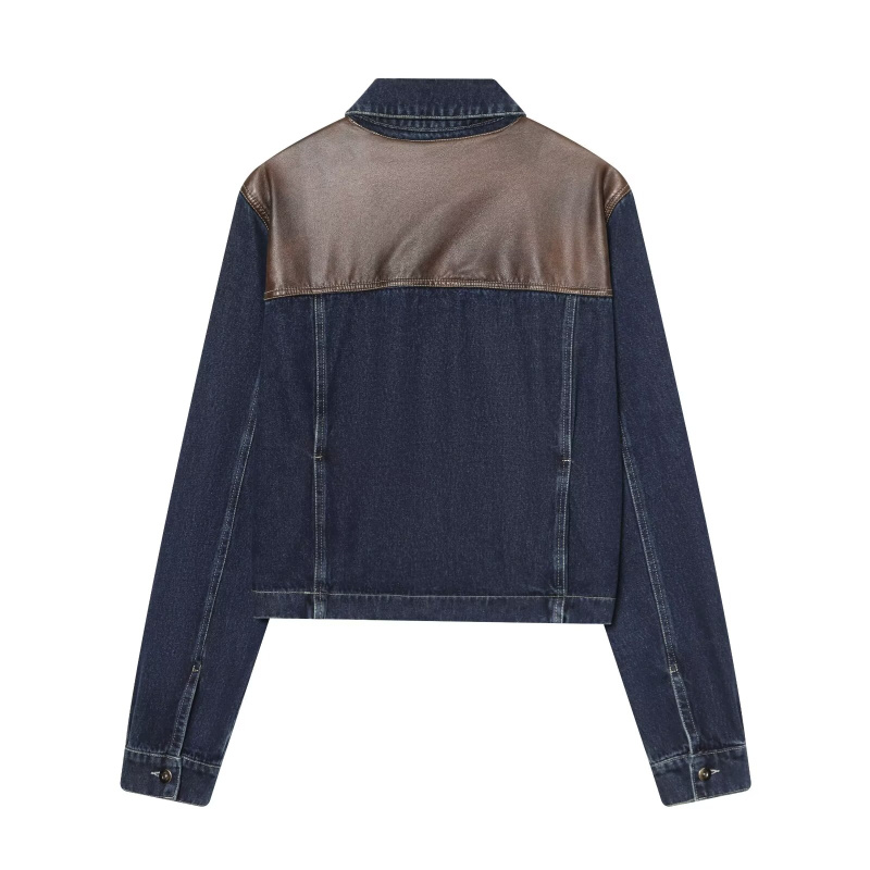 ETJ Women's Denim Jacket & Jea - Women'S Fashion Leather Jacket review and price