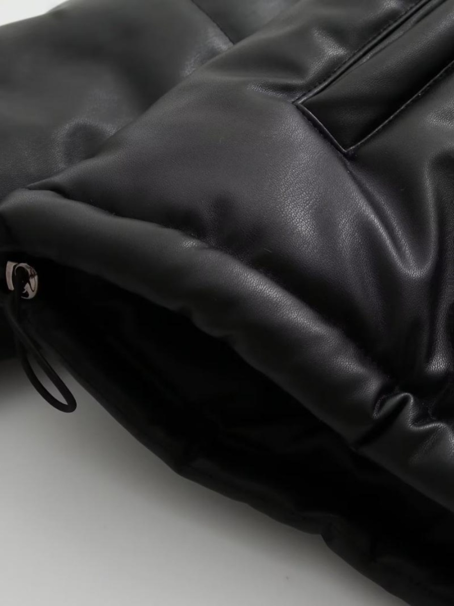 Loose Casual PU Leather Jacket - Women'S Fashion Leather Jacket review and price