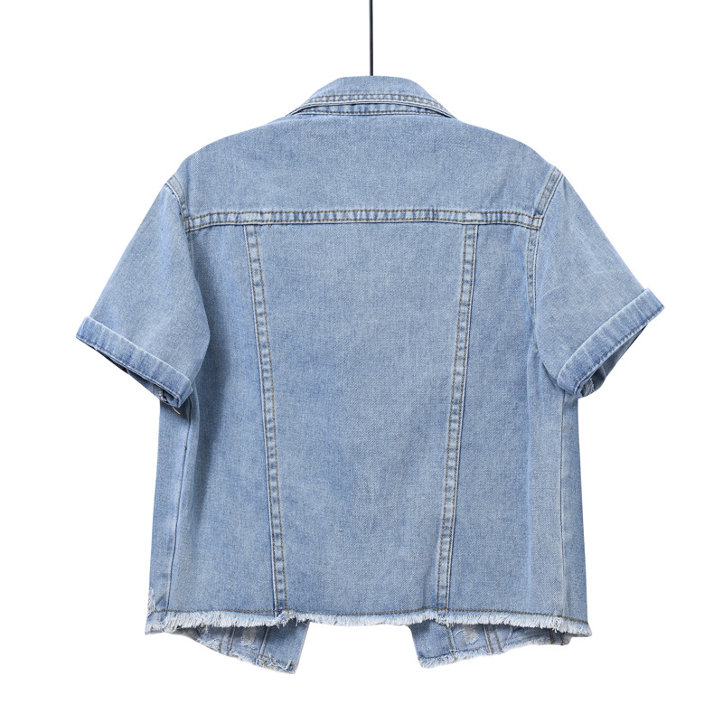Light-colored Short Denim Shor - Women'S Fashion Jackets Amazon review and price