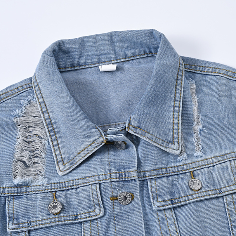 Light-colored Short Denim Shor - Women'S Fashion Jackets Amazon review and price