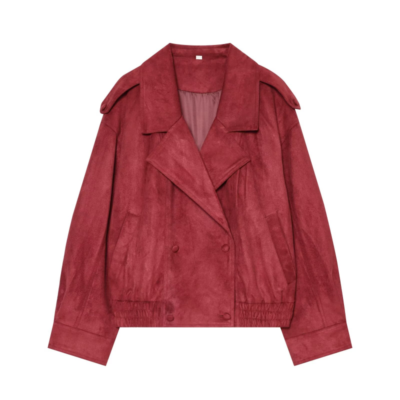 Woman 2026 New Style Suede-lik - Women'S Fashion Leather Jacket review and price