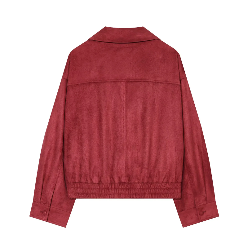 Woman 2026 New Style Suede-lik - Women'S Fashion Leather Jacket review and price
