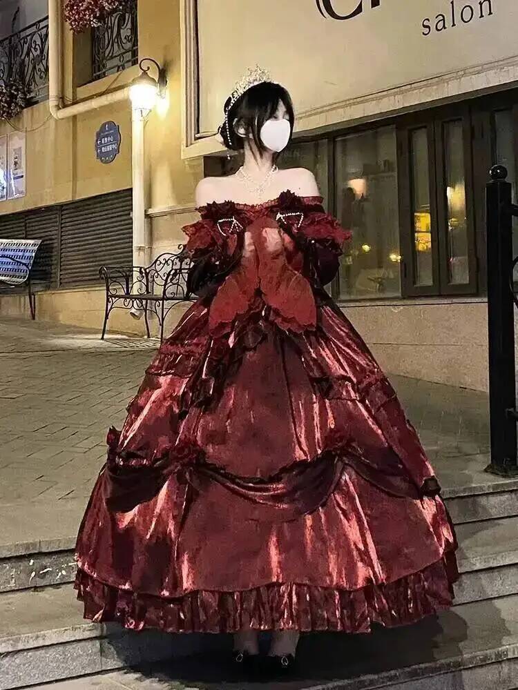 Beauty Princess Dress Red Loli - Women Fashion Reddit review and price
