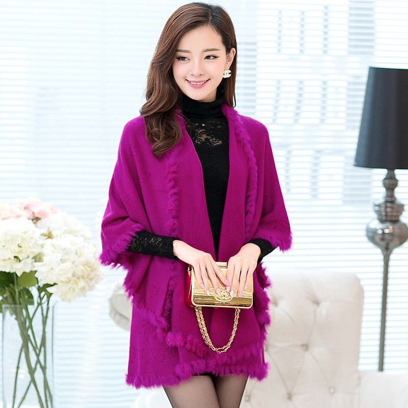 Real Rabbit Warm Spring Shawl  - Women'S Fashion Layering review and price