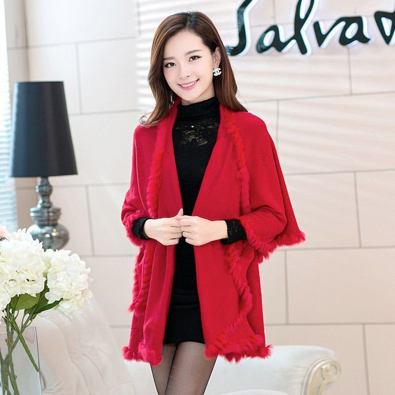 Real Rabbit Warm Spring Shawl  - Women'S Fashion Layering review and price