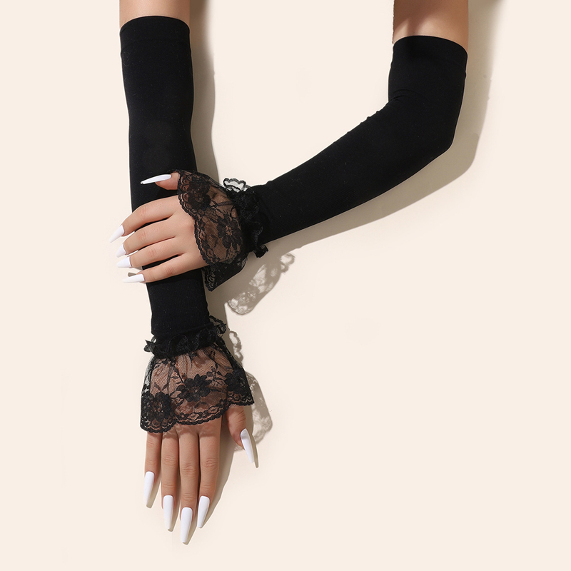 Fashion Long Lace Arm Sleeves  - Women'S Fashion Gloves review and price