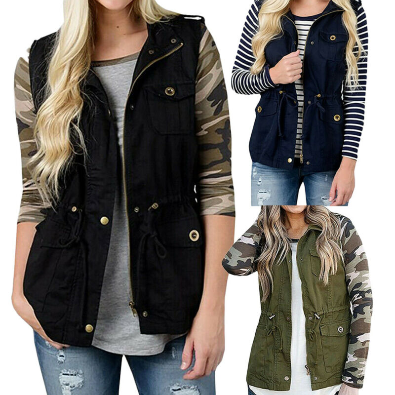 Fashion Women Vest Olive Cargo - Women'S Fashion Utility Vest review and price