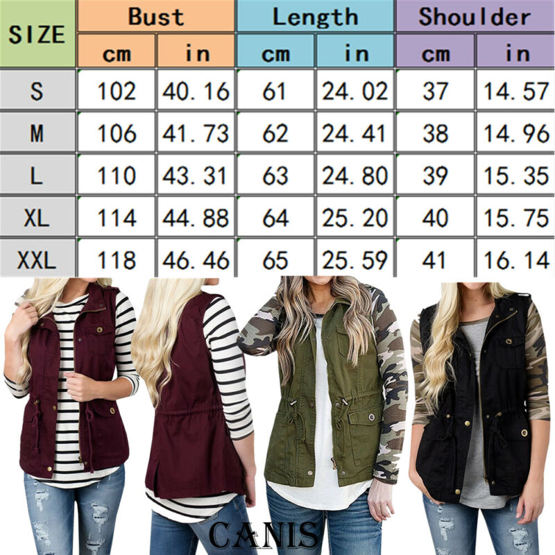 Fashion Women Vest Olive Cargo - Women'S Fashion Utility Vest review and price