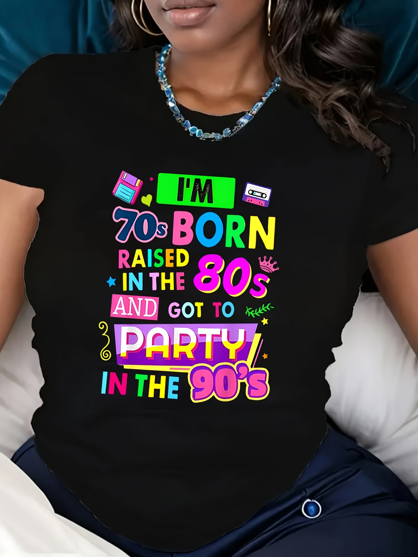 I'm 70s Born Raised In The 80s - Women'S Fashion From The 70S review and price